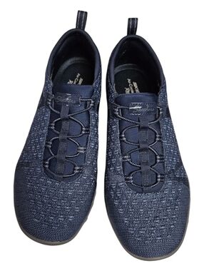 Skechers Men’s Navy Slip-On Knit Sneakers